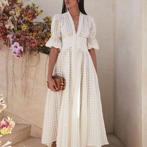 Cult Gaia Willow Dress NWT Off White Color